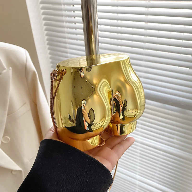 Drop shipping 2022 Luxury Golden PVC Handbag Hip Shape Hop Purses Chain Shoulder Small Jelly Bag Fashion Ladies Bag for Party
Drop shipping 2022 Luxury Golden PVC Handbag Hip Shape Hop Purses Chain Shoulder Small Jelly Bag Fashion Ladies Bag for Party