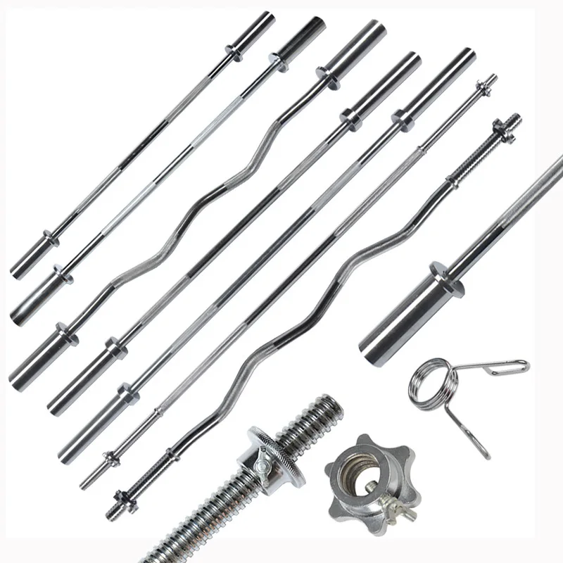 Olimpic Stainless Steel Barbell Bar 7 Foot Weightlifting Technique Bar for Home Fitness Exercise Equipment, Silver
Olimpic Stainless Steel Barbell Bar 7 Foot Weightlifting Technique Bar for Home Fitness Exercise Equipment, Silver