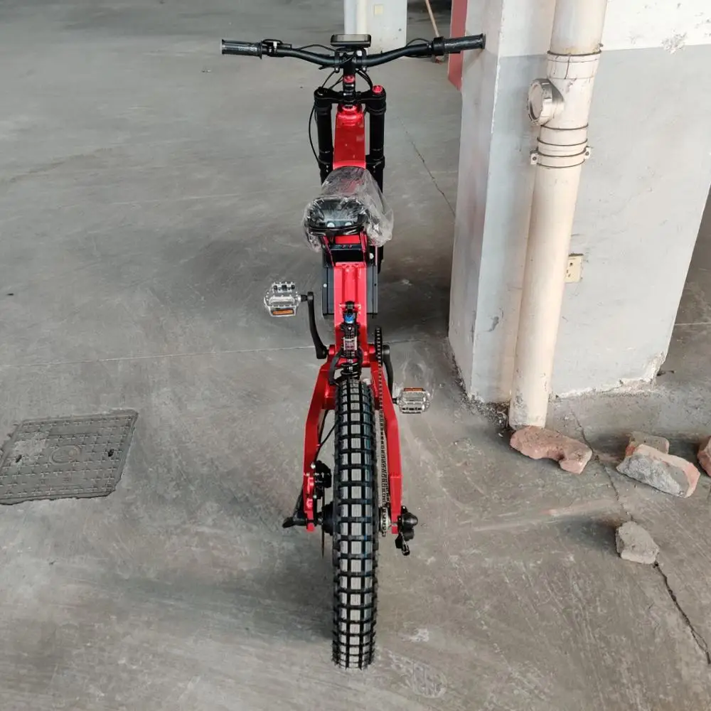 CS20 Adult off road electric bike bomber electric bike 3000 watt strong power dirt bike, Red/white/blue/black
CS20 Adult off road electric bike bomber electric bike 3000 watt strong power dirt bike, Red/white/blue/black