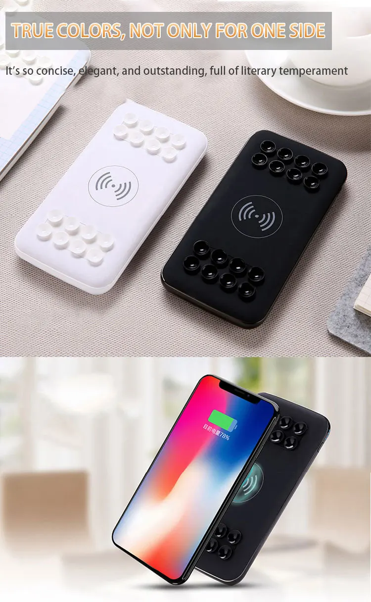 Power Bank 10000mAh Wireless Charging Treasure Suction Style Light Portable Mobile Phone Wireless Charger External Battery Pack - ANKUX.COM