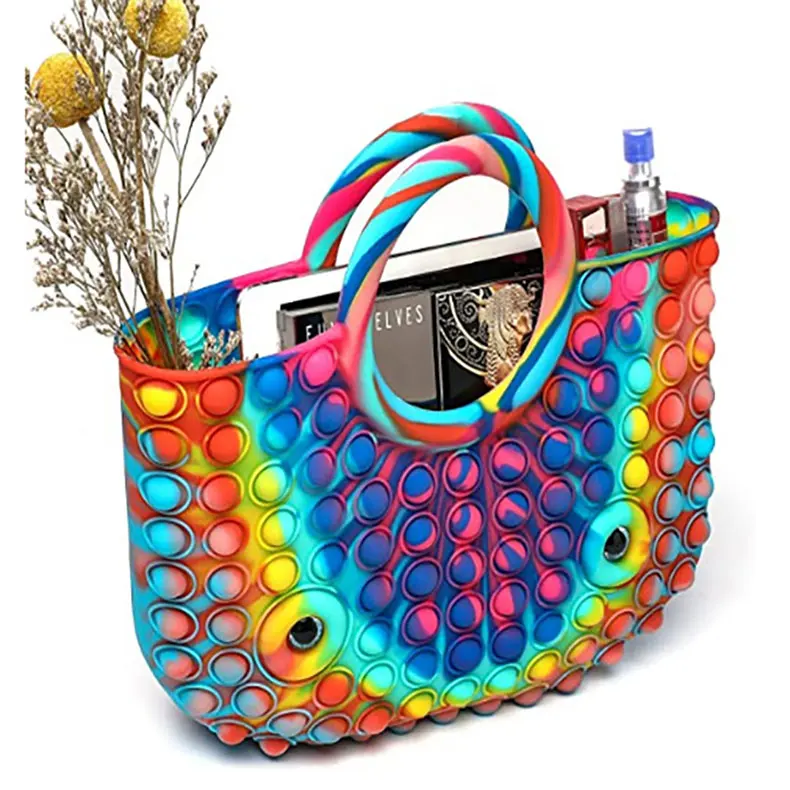 2021 New Wholesale Push it Bag Beach Crossbody Handbag Diagonal Beach Luxury Handbags Silicone Fidget Purse Toy Popped it Bag, 5 colors
2021 New Wholesale Push it Bag Beach Crossbody Handbag Diagonal Beach Luxury Handbags Silicone Fidget Purse Toy Popped it Bag, 5 colors