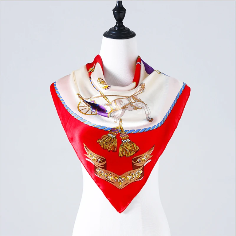 Spring new silk printing generous scarf 90cm fashion women's gift silk scarf high-grade scarf, Multi color
Spring new silk printing generous scarf 90cm fashion women's gift silk scarf high-grade scarf, Multi color