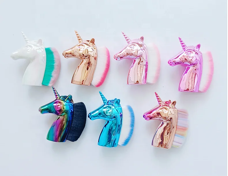 Customized private logo and color, unicorn powder makeup brush, cosmetic brush brochas de maquillaje, Colorful
Customized private logo and color, unicorn powder makeup brush, cosmetic brush brochas de maquillaje, Colorful