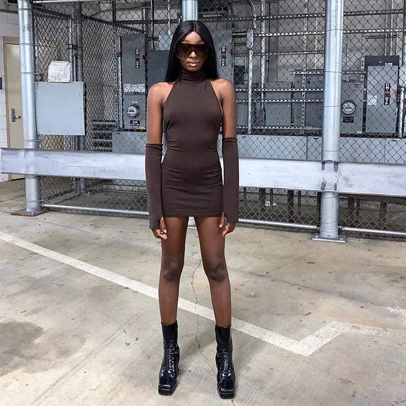 Factory wholesale 2021Spring Solid color O-Neck long sleeves sexy thin hip wrap dress short dresses sexy women
Factory wholesale 2021Spring Solid color O-Neck long sleeves sexy thin hip wrap dress short dresses sexy women