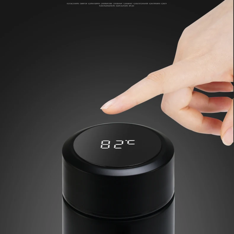LED Display 500ml Smart Cup 304 Stainless Steel Thermoses Water Bottle Office Vacuum Cup, Red/black/gold/white/pink
LED Display 500ml Smart Cup 304 Stainless Steel Thermoses Water Bottle Office Vacuum Cup, Red/black/gold/white/pink