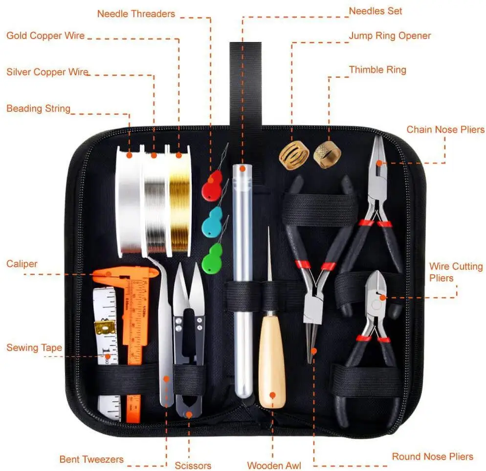 Wholesale premium Zipper Leather Bag Earplug Ear Hook Material DIY Bracelet Necklace Making Tool
Wholesale premium Zipper Leather Bag Earplug Ear Hook Material DIY Bracelet Necklace Making Tool