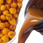 Vitamin & Omega Sea Buckthorn Fruit Puree, Natural Flavor Material Sea Buckthorn Juice Pulp