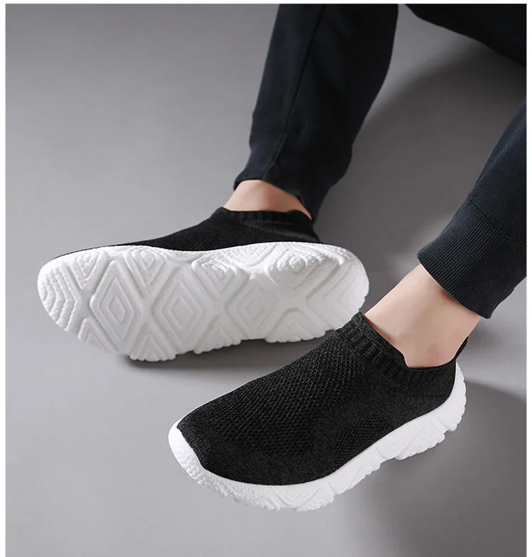 Men's big size slip on ultralight elastic Walking Shoes Black Casual Sock Sneakers Breathable Running Shoes
Men's big size slip on ultralight elastic Walking Shoes Black Casual Sock Sneakers Breathable Running Shoes