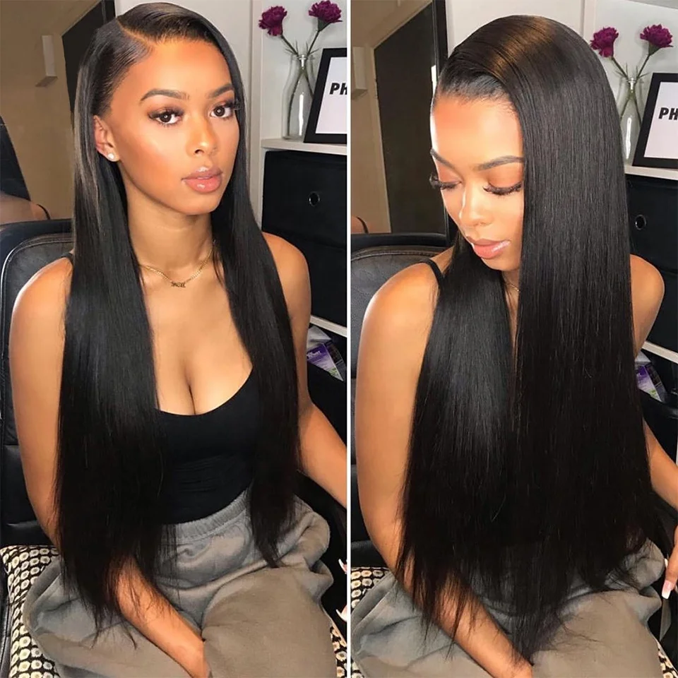 Pre Plucked With Baby Hair Straight Remy HD Transparent Lace 13x6 Lace Front Human Hair Wigs
Pre Plucked With Baby Hair Straight Remy HD Transparent Lace 13x6 Lace Front Human Hair Wigs