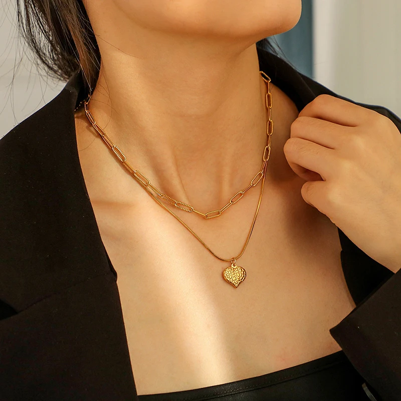 New Luxury18k Gold Plated Stainless Steel Gold Jewellery Women Chain Custom Necklace
New Luxury18k Gold Plated Stainless Steel Gold Jewellery Women Chain Custom Necklace