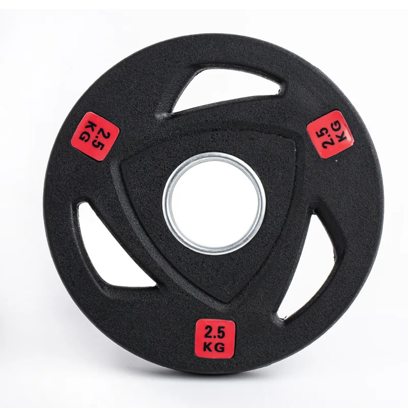 Olympic 2-Inch Rubber Bumper Plate with Stainless Steel Insert Standard Cast Iron Weight Plate
Olympic 2-Inch Rubber Bumper Plate with Stainless Steel Insert Standard Cast Iron Weight Plate