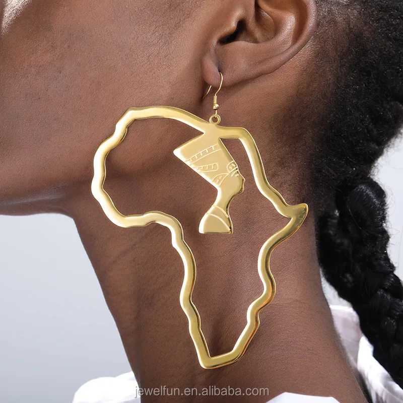 2020 Fashion Wholesale Earrings African 18k Gold Plated Stainless Steel Africa Map Hoop Earrings Women Bridal Earrings
2020 Fashion Wholesale Earrings African 18k Gold Plated Stainless Steel Africa Map Hoop Earrings Women Bridal Earrings