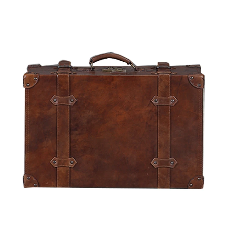 Vintage Style Brown Leather Retro Vintage Suitcase Luggage Box Retro Vintage Leather Suitcase
Vintage Style Brown Leather Retro Vintage Suitcase Luggage Box Retro Vintage Leather Suitcase
