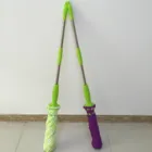 Yiwu Stainless Steel Rod Twist clean Mop Washing Easy Clean Household 100% Cotton Twist Floor Mop