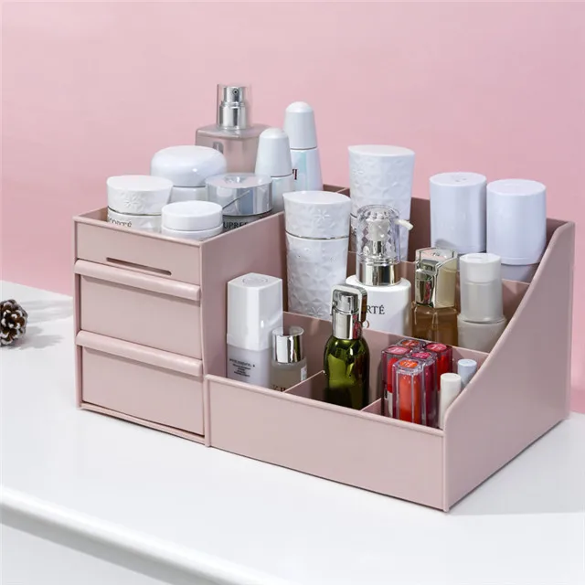 2021 new cosmetic storage box desktop drawer type large capacity mask lipstick skin care product rack, White, pink
2021 new cosmetic storage box desktop drawer type large capacity mask lipstick skin care product rack, White, pink