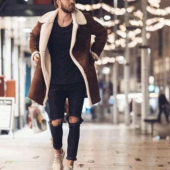 Men's coat jacket winter polar fleece composite imitation suede men's warm windbreaker jacket, Picture
Men's coat jacket winter polar fleece composite imitation suede men's warm windbreaker jacket, Picture
