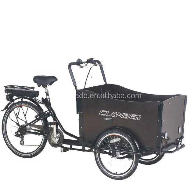 Clamber popular electric cargo tricycle in Europe / we have the most favorable price, Black
Clamber popular electric cargo tricycle in Europe / we have the most favorable price, Black