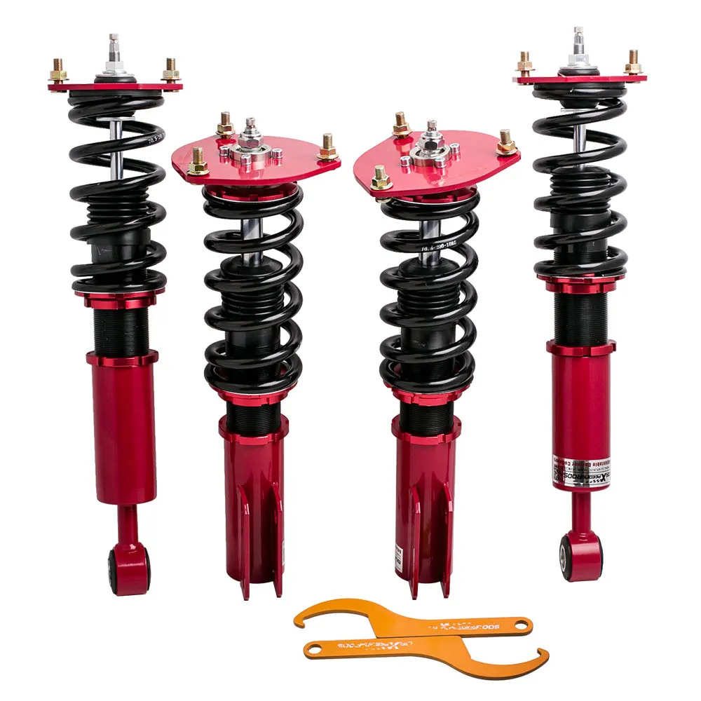 

Racing Coilovers For Mitsubishi 3000GT FWD 91-99 3.0L Adjustable Damper Kit maXpeedingrods Manufacture Lower Price