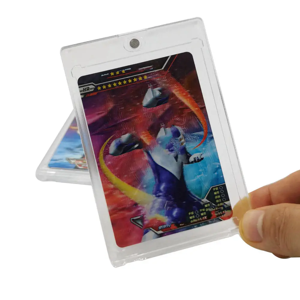 Wholesale Toploader Acrylic Ultra Pro BCW one touch Magnetic Cards Holders Case for Trading Sports Game Card Protective, Transparent
Wholesale Toploader Acrylic Ultra Pro BCW one touch Magnetic Cards Holders Case for Trading Sports Game Card Protective, Transparent