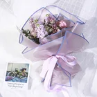 Flower packaging material love line matte waterproof wrapping paper flower wrapping paper waterproof for flower