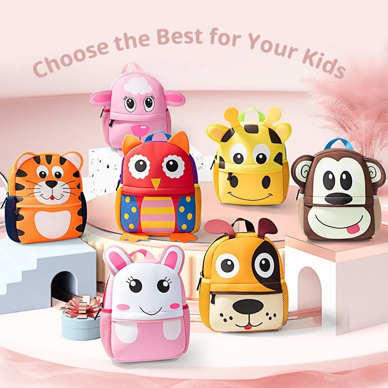 Animal Children School bag Kids 3D Neoprene cute soft anti-lost Backpack bags for boys daycare students school
Animal Children School bag Kids 3D Neoprene cute soft anti-lost Backpack bags for boys daycare students school