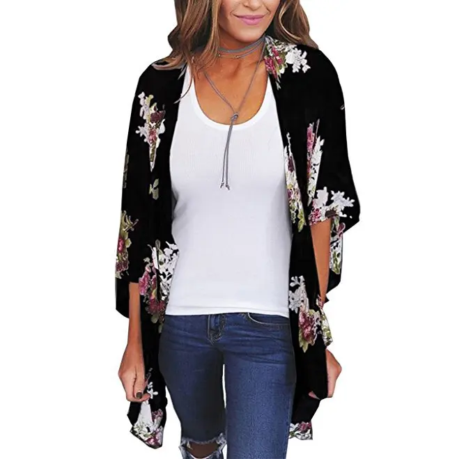 2021 Summer Women Hot Sale Floral Chiffon Beach Skirt Blouse Digital Printed Cardigan Sun Protection Blouse, Customized color
2021 Summer Women Hot Sale Floral Chiffon Beach Skirt Blouse Digital Printed Cardigan Sun Protection Blouse, Customized color