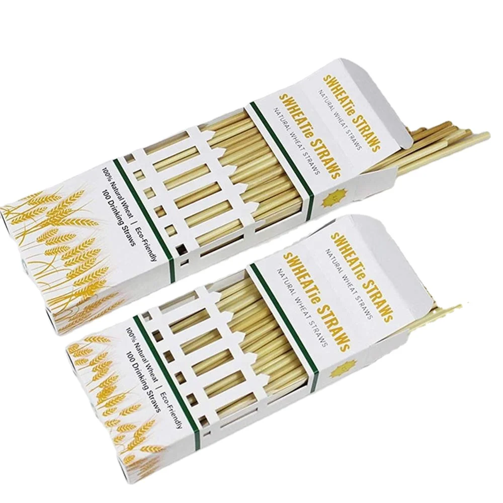 

Eco Friendly Natural Biodegradable Disposable Wheat Drinking Straw