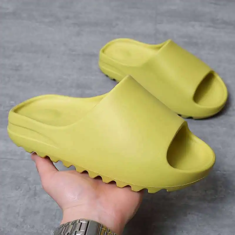 

Wholesale price yeezy inspired slides bathroom slippers non-slip slippers, Customized color