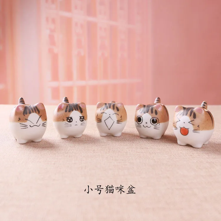 cute indoor cartoon cat animal shape flower plant pot succulent planters containers for cactus, As picture
cute indoor cartoon cat animal shape flower plant pot succulent planters containers for cactus, As picture