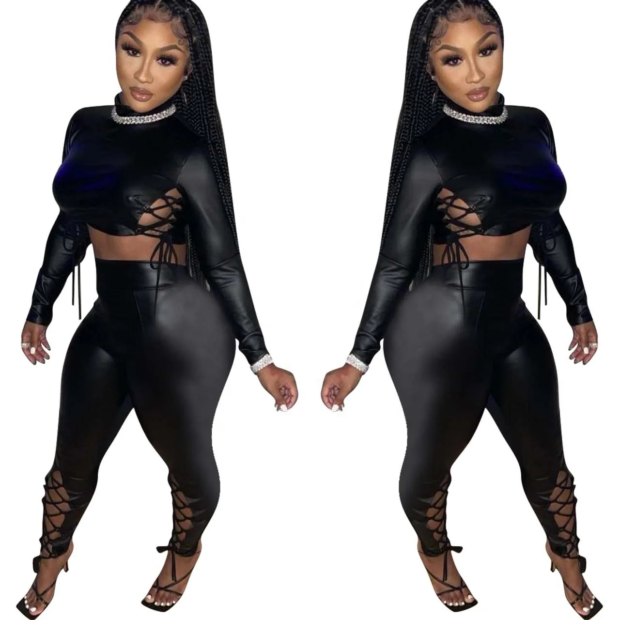Women'sTwo Piece Sets Outfits Clothing Womens Sexy Two Piece Long Sleeve Solid Color Top And Trouser Fall Clothes Women Sets
Women'sTwo Piece Sets Outfits Clothing Womens Sexy Two Piece Long Sleeve Solid Color Top And Trouser Fall Clothes Women Sets