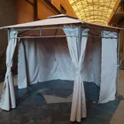 Luxurious design Iron canopy tent gazebo for celebration banquet