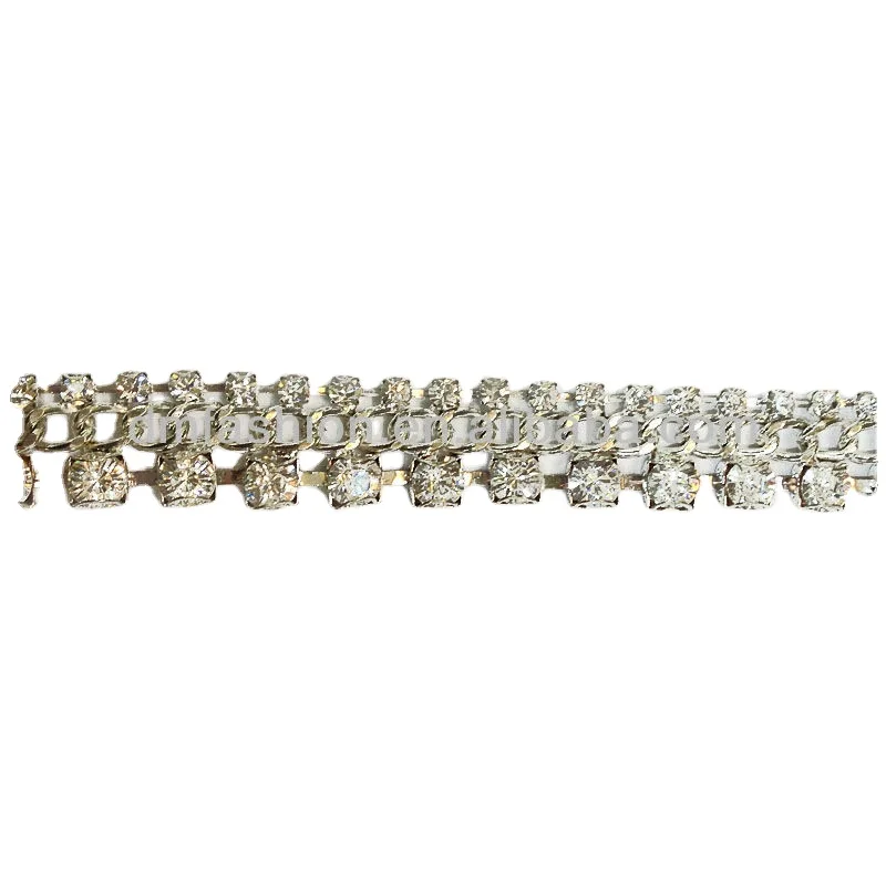 Garment accessories crystal chain metal trim for shoes or dresses WTR0131
