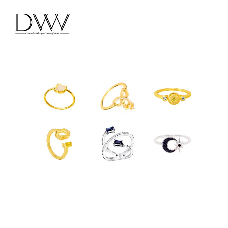 New Hair Style 18K Gold Gold Filled Ring Gold Weddings Jewellery Rings, Customized color
New Hair Style 18K Gold Gold Filled Ring Gold Weddings Jewellery Rings, Customized color