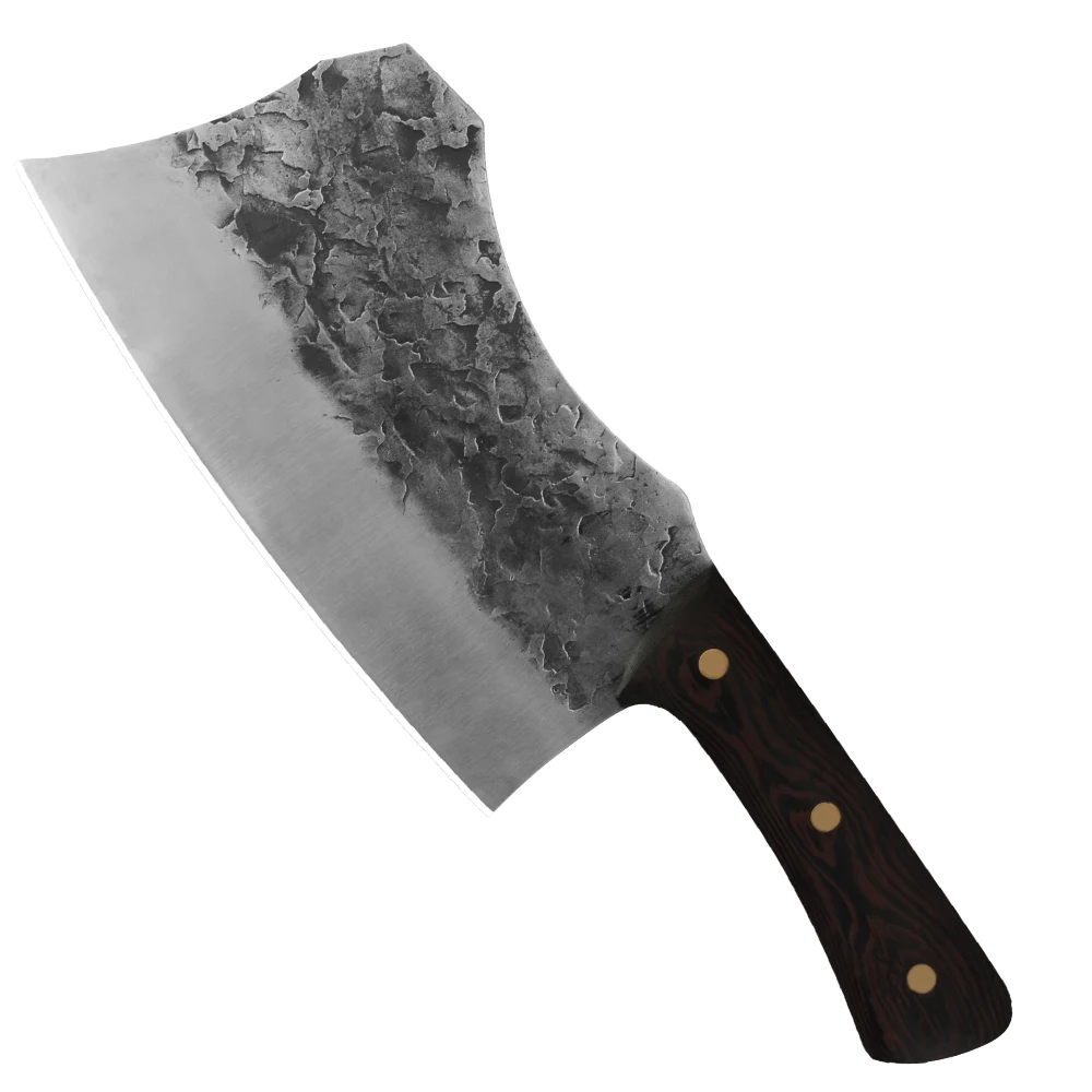 Professional 7 Inch Hammer Blade Ultra Thick High Durable Full Tang Wooden Handle Forged Chinese Butcher Chopping Bone Knife
Professional 7 Inch Hammer Blade Ultra Thick High Durable Full Tang Wooden Handle Forged Chinese Butcher Chopping Bone Knife