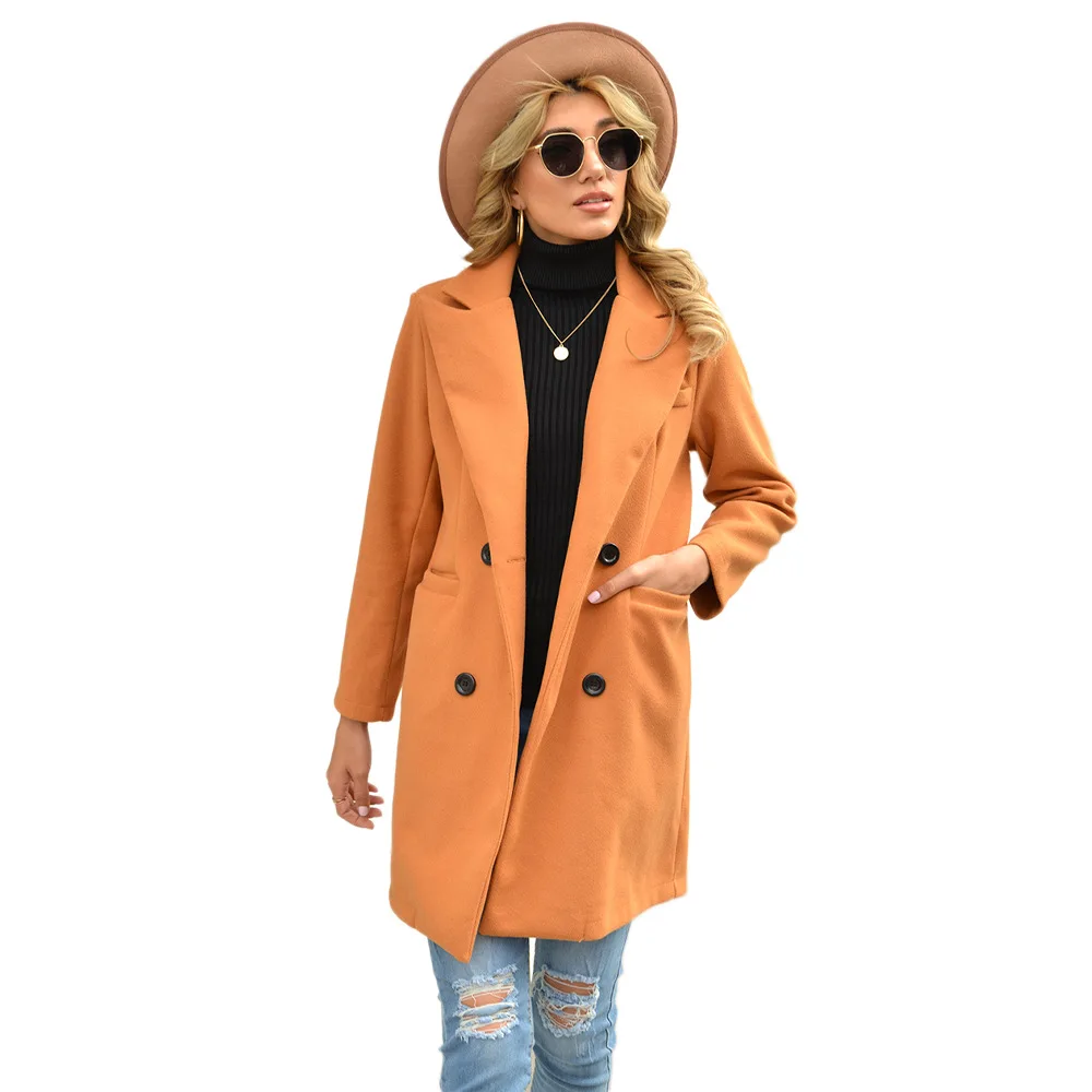 Korean Clothes Fashion Winter Clothes for Women Long Lapel Woolen Coat for Ladies Jacket
Korean Clothes Fashion Winter Clothes for Women Long Lapel Woolen Coat for Ladies Jacket