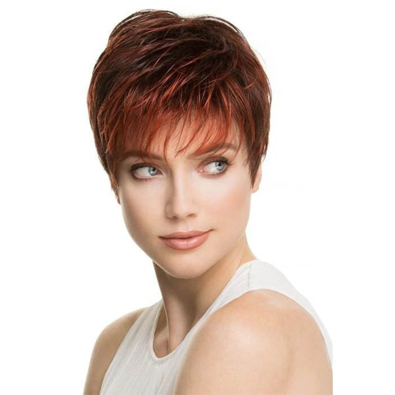 New Arrival Short Wig Color 100% Synthetic Hair Pixie Cut Human Hair Wig Ombre 99J Color Synthetic Hair For Black Women
New Arrival Short Wig Color 100% Synthetic Hair Pixie Cut Human Hair Wig Ombre 99J Color Synthetic Hair For Black Women