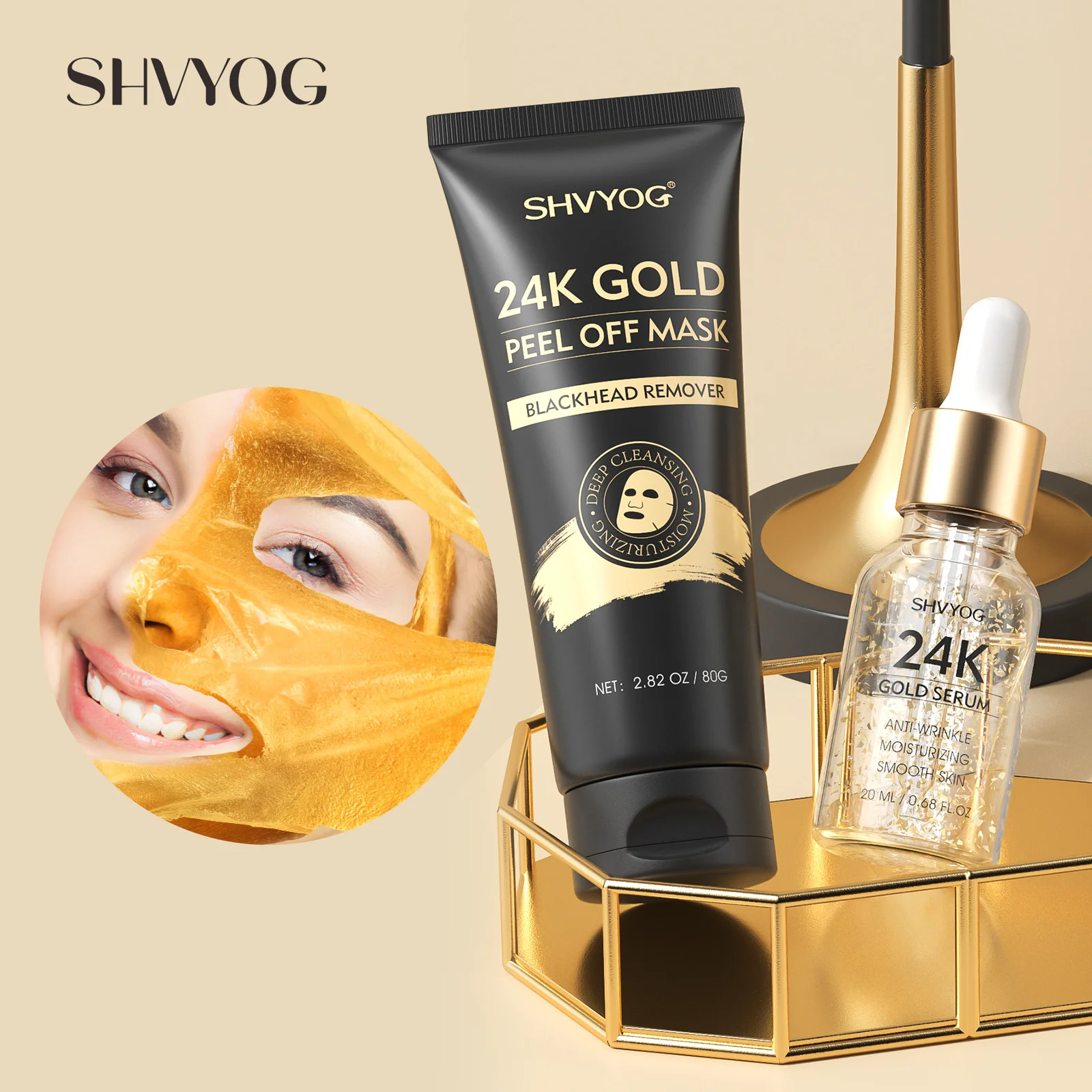 Moisturizing facial mask with self brand cosmetics essence whitening black head skin care essence oil set
Moisturizing facial mask with self brand cosmetics essence whitening black head skin care essence oil set