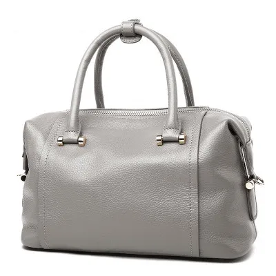 Womens Genuine Cowhide Leather Handbag Zipped Ladies Shoulder Top Boston Bag Gray, Black, Pink, Brown, Blue Hand Bags Ladies, Grey, black
Womens Genuine Cowhide Leather Handbag Zipped Ladies Shoulder Top Boston Bag Gray, Black, Pink, Brown, Blue Hand Bags Ladies, Grey, black