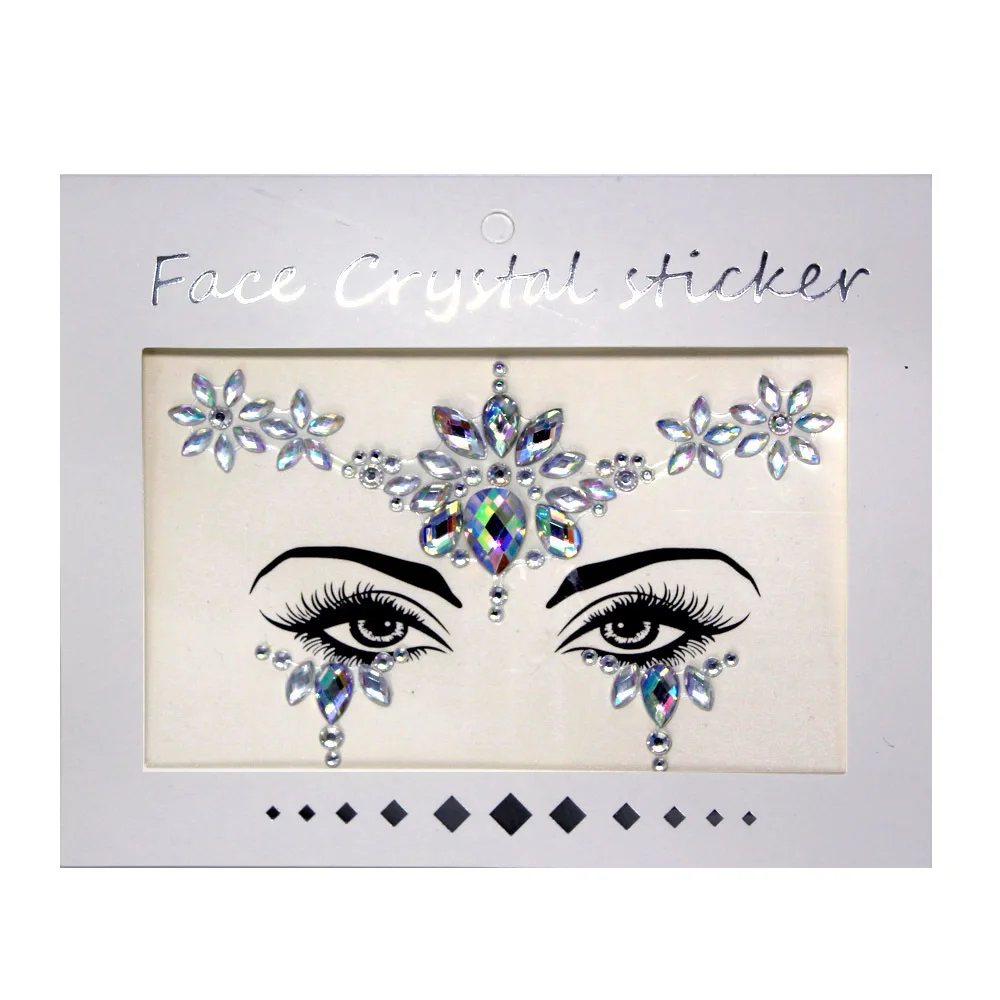Wholesaler Cheap Price Face Crystal Sticker Jewelry Women Party Temporary Tattoo Sticker
Wholesaler Cheap Price Face Crystal Sticker Jewelry Women Party Temporary Tattoo Sticker