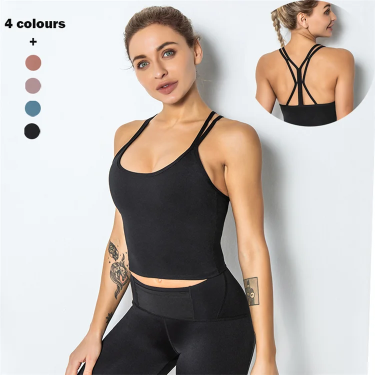 Women Sport Bras Custom Logo Yoga Bra Gym Sports Wear Yoga Tank Tops Backless Sports Bra
Women Sport Bras Custom Logo Yoga Bra Gym Sports Wear Yoga Tank Tops Backless Sports Bra