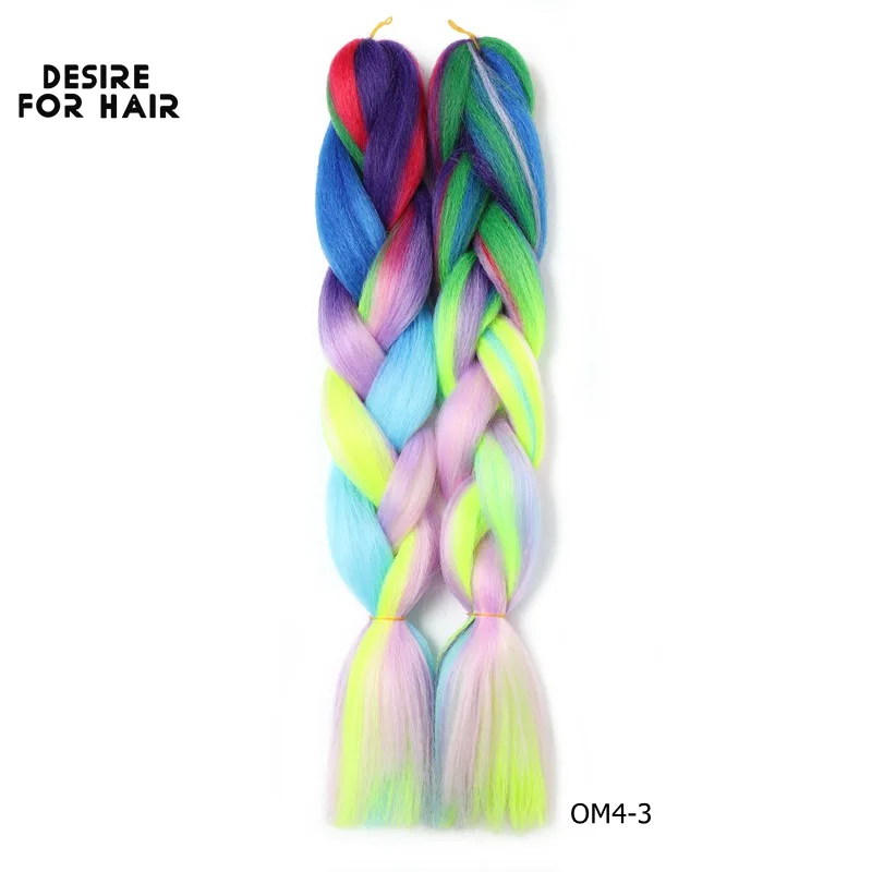 24inch 100grams ombre rainbow mixed color jumbo braids for dreadlocks box braids heat resistant synthetic braiding hair
24inch 100grams ombre rainbow mixed color jumbo braids for dreadlocks box braids heat resistant synthetic braiding hair