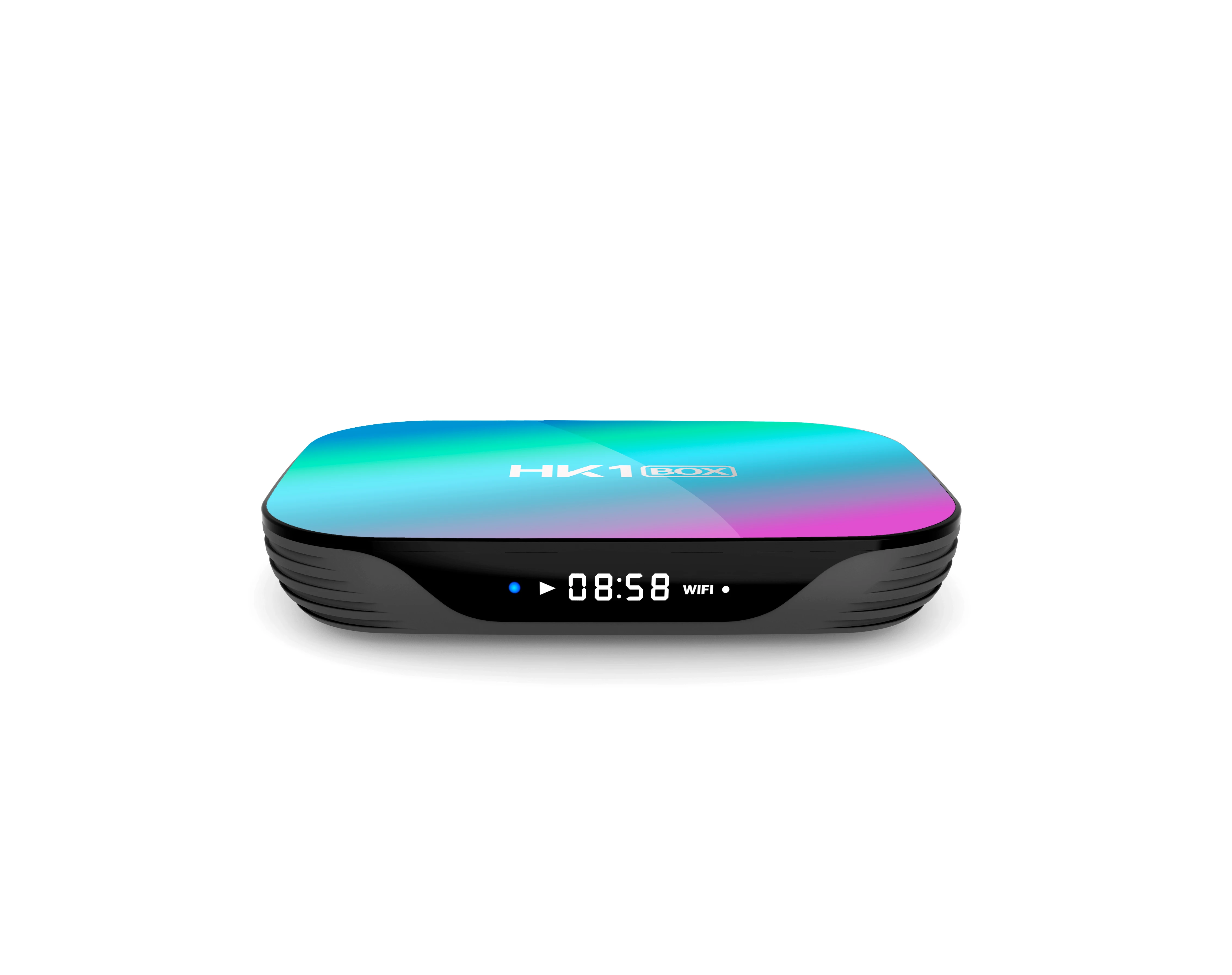 HK1 BOX Android 9.0 Fast TV Box Amlogi S905X3 2.4G/5G Dual Wifi AC BT4.0 LAN 1000M 8K Media Android iptv Set Top Box
HK1 BOX Android 9.0 Fast TV Box Amlogi S905X3 2.4G/5G Dual Wifi AC BT4.0 LAN 1000M 8K Media Android iptv Set Top Box