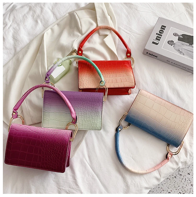 2021 new shoulder chain gradient portable handbags and purse female bag messenger stone pattern small square bag, 4 colors
2021 new shoulder chain gradient portable handbags and purse female bag messenger stone pattern small square bag, 4 colors