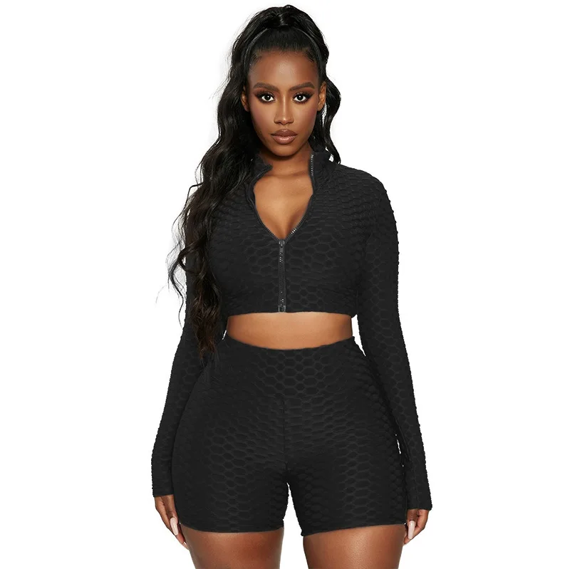 2 Piece Workout Clothes for Women High Waist Long Sleeve Crop Top Sports Legging Seamless Yoga Sets, Picture shows
2 Piece Workout Clothes for Women High Waist Long Sleeve Crop Top Sports Legging Seamless Yoga Sets, Picture shows