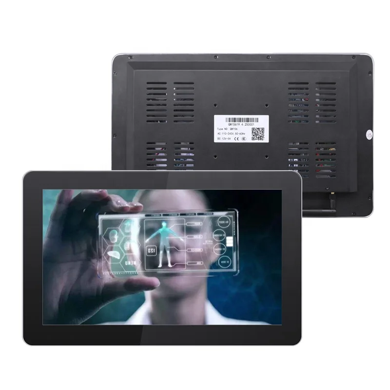 Capacitive touch screen Win10 industrial touch screen panel pc with desktop holder
Capacitive touch screen Win10 industrial touch screen panel pc with desktop holder