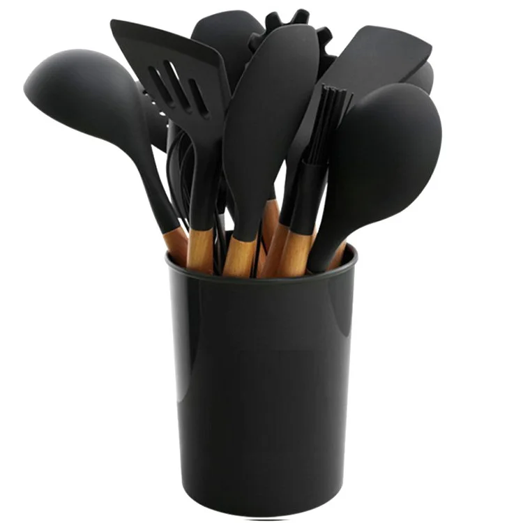 Silicone Kitchenware12set Of Wooden Handle Anti-scald Kitchen Supplies Non-stick Pan Ladel Tool Set Amazon Kitchenware
Silicone Kitchenware12set Of Wooden Handle Anti-scald Kitchen Supplies Non-stick Pan Ladel Tool Set Amazon Kitchenware