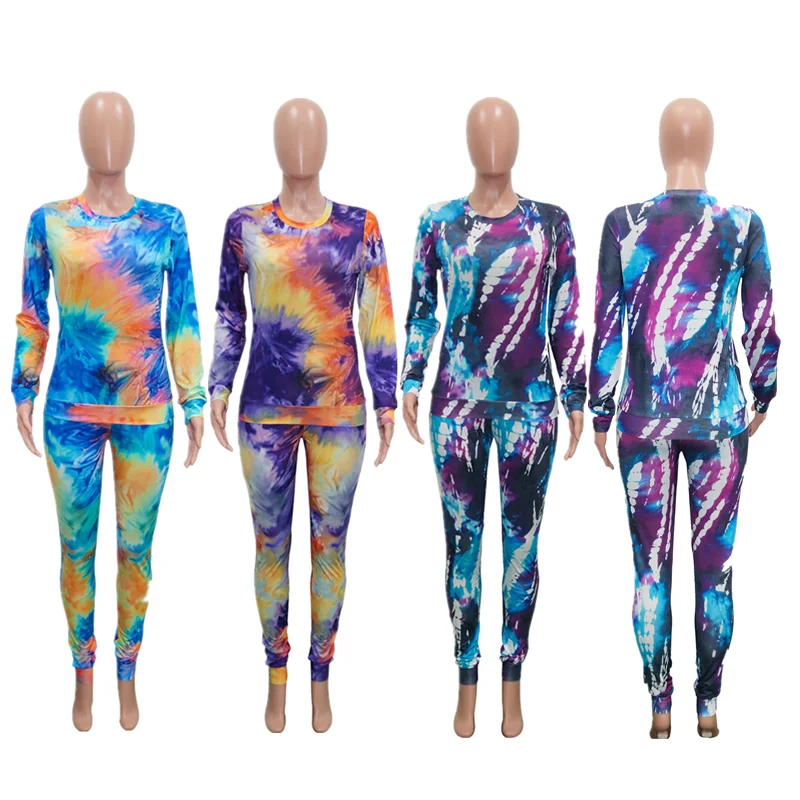 High quality Two piece pants set Tie Dye tops Skinny pants Two Piece Set Women Clothing 2 Piece Set Women joggers women, 6 colors
High quality Two piece pants set Tie Dye tops Skinny pants Two Piece Set Women Clothing 2 Piece Set Women joggers women, 6 colors