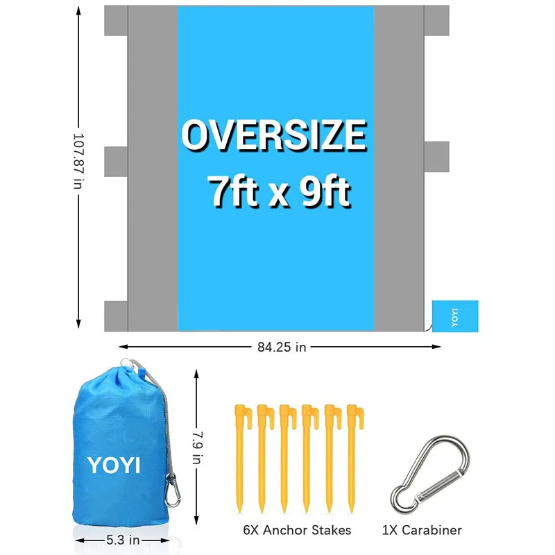 Large Size Waterproof Sand Proof Picnic Blanket Beach Mat for 4-7 Adults
Large Size Waterproof Sand Proof Picnic Blanket Beach Mat for 4-7 Adults