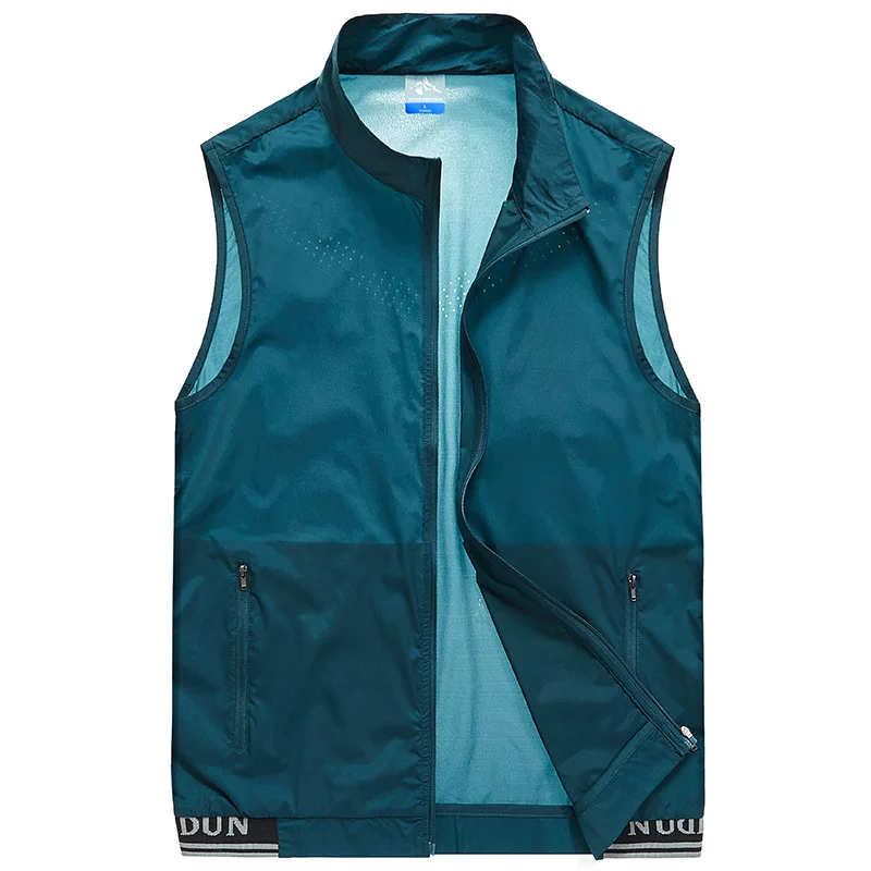 Mens Waistcoats Men's Summer Sleeveless Ultra-thin Waistcoat Vest Fashion Breathable Outerwear Casual Sunscreen Vest Jacket Male
Mens Waistcoats Men's Summer Sleeveless Ultra-thin Waistcoat Vest Fashion Breathable Outerwear Casual Sunscreen Vest Jacket Male