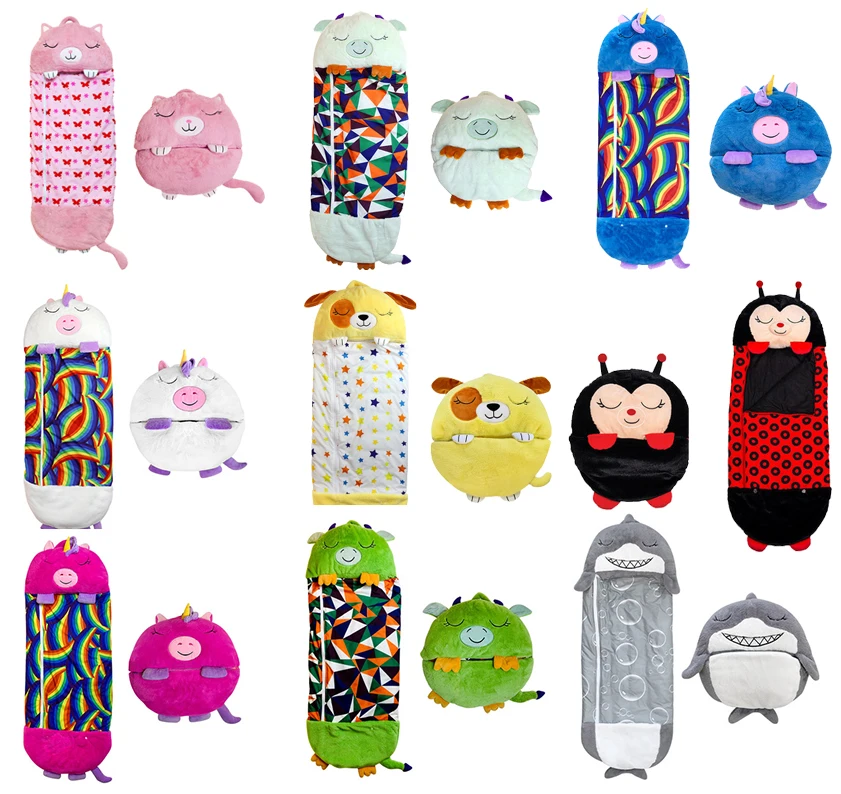 Happy Nappers Soft Animal Sleepwear Bag Children Toy Hold Pillow 2in1 Mutifunctional Animal-shaped Sleeping Bag Birthday Gifts, Customized color
Happy Nappers Soft Animal Sleepwear Bag Children Toy Hold Pillow 2in1 Mutifunctional Animal-shaped Sleeping Bag Birthday Gifts, Customized color